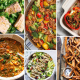 a photo collage with different pictures of delicious foods
